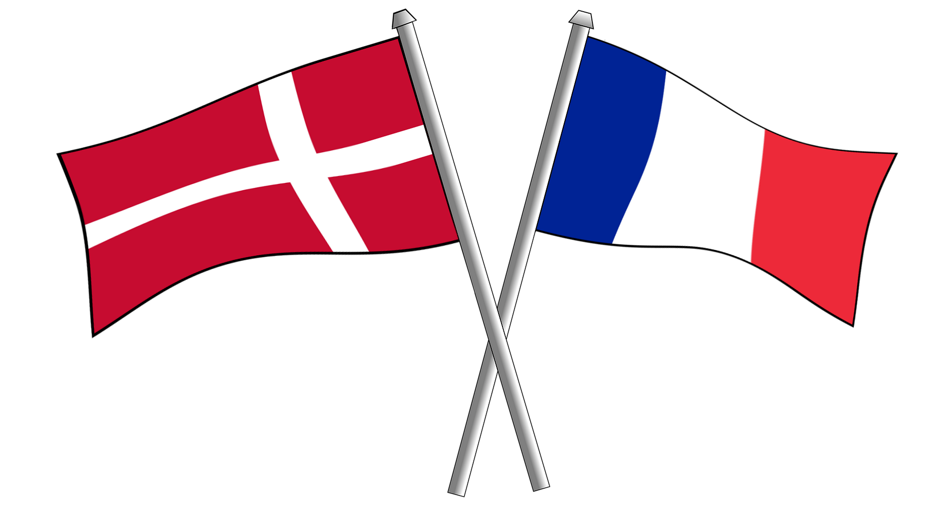 Flags-Denmark-France